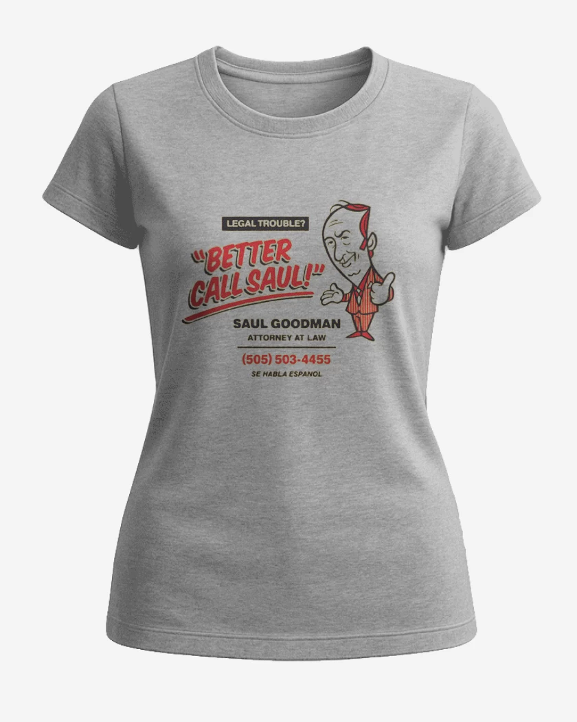 Polera de Mujer Gris Melange de Saul Goodman 