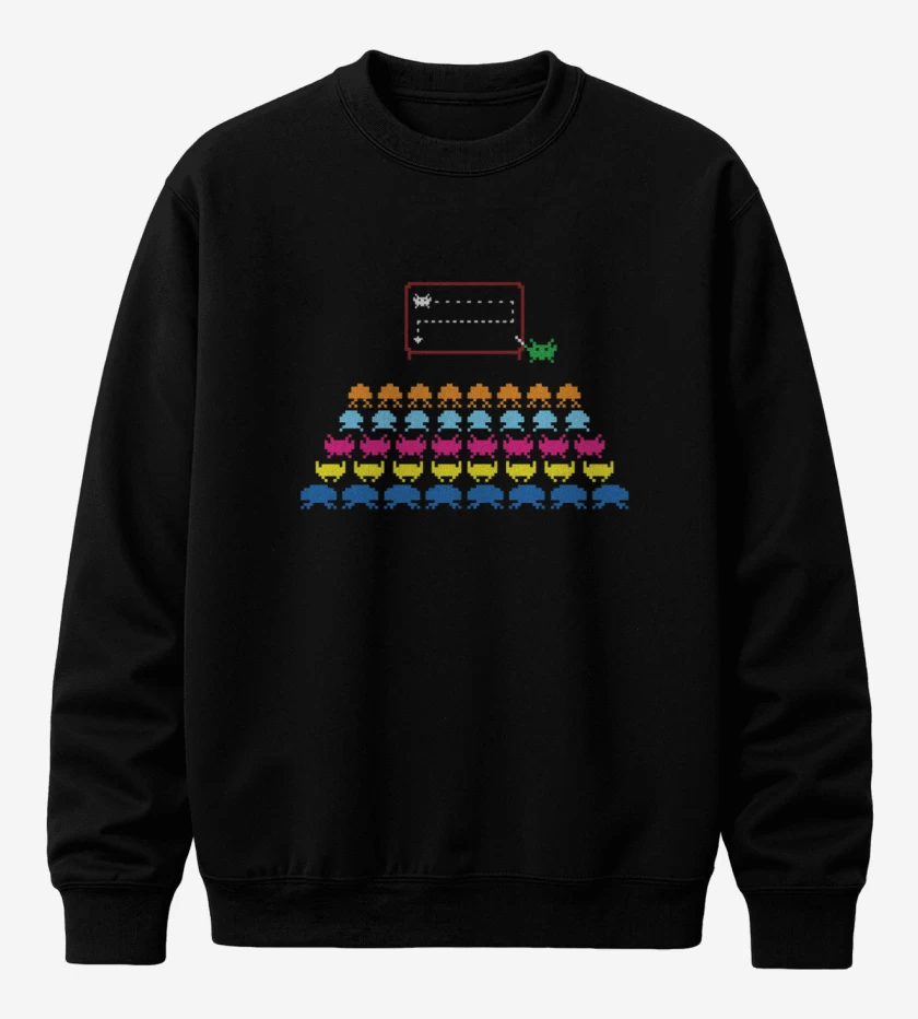 Poleron polo Negro de Invaders