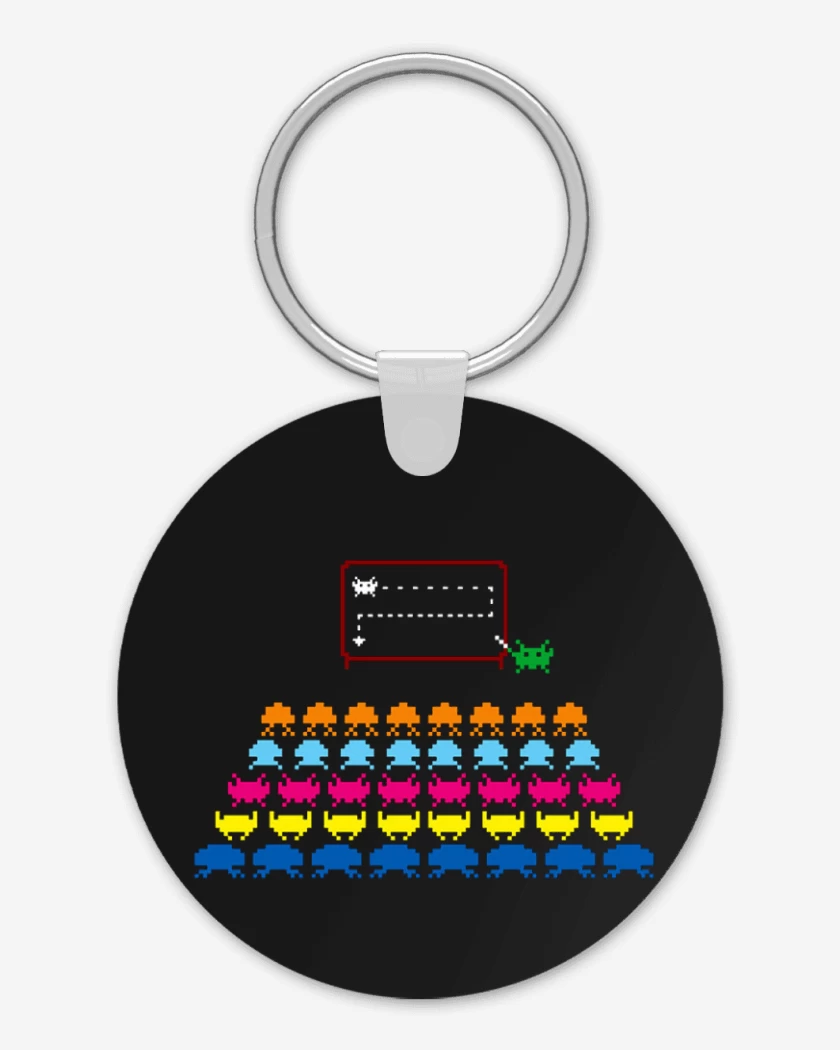 Llavero Negro de Invaders