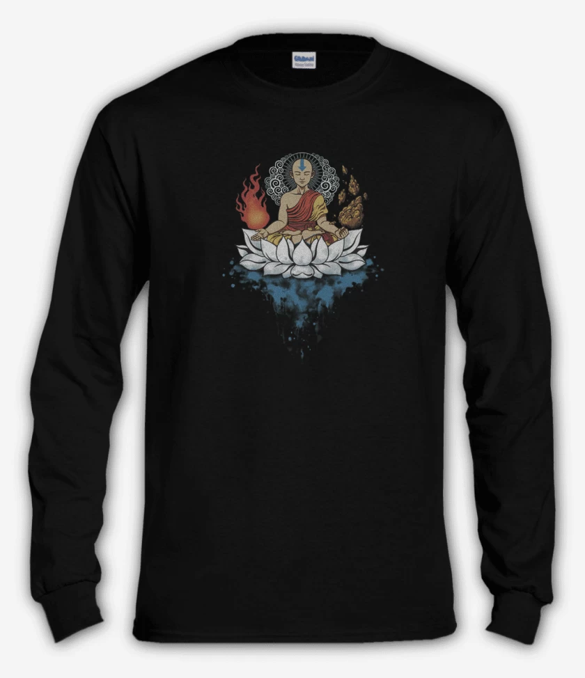 Polera manga larga Negro de Avatar 