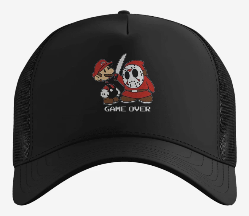 Gorro Super bigote game over 