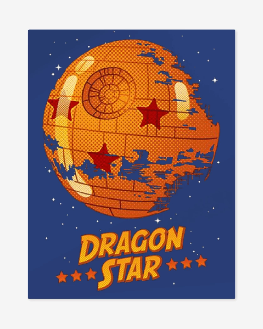 Print metalico Azul Rey de Dragon star 