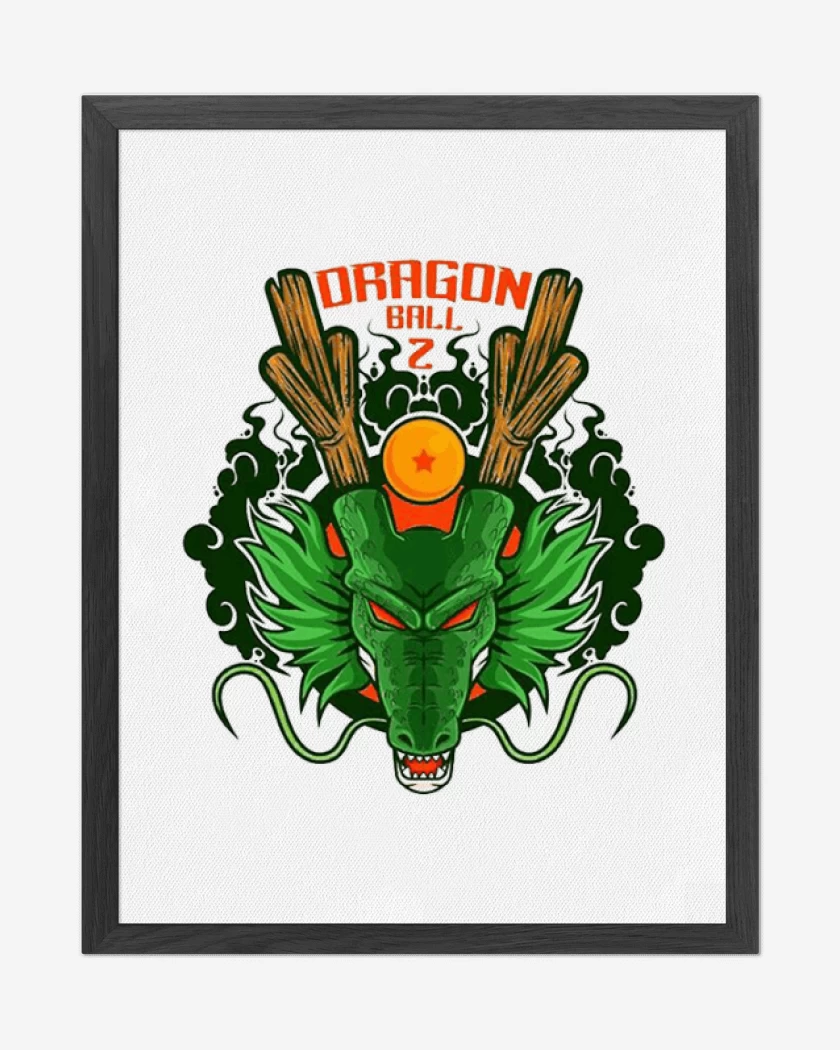 Cuadro decorativo Blanco de Shenlong dragon ball z