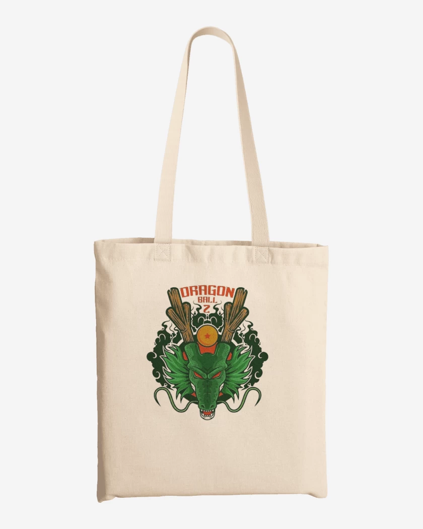 Totebag Blanco de Shenlong dragon ball z