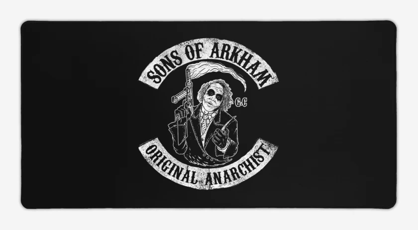 Mouse pad Gamer Negro de Sons of arkham original anarchist