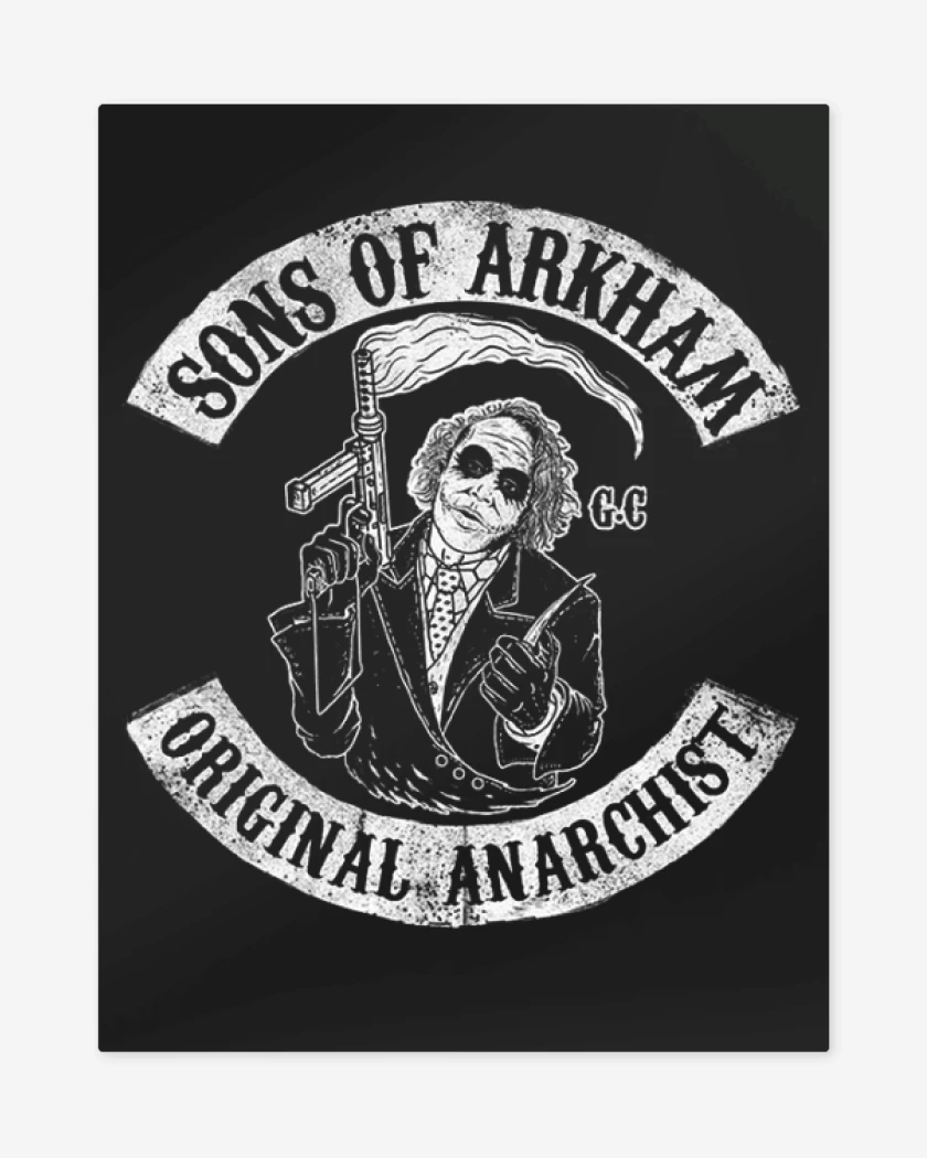 Print metalico Sons of arkham original anarchist