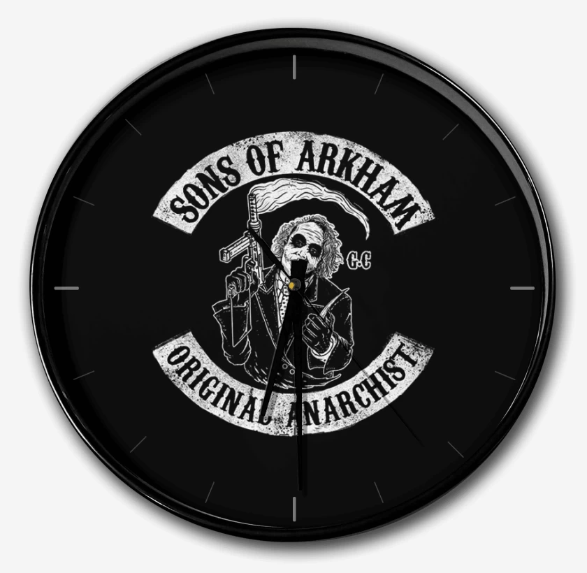Reloj Negro de Sons of arkham original anarchist