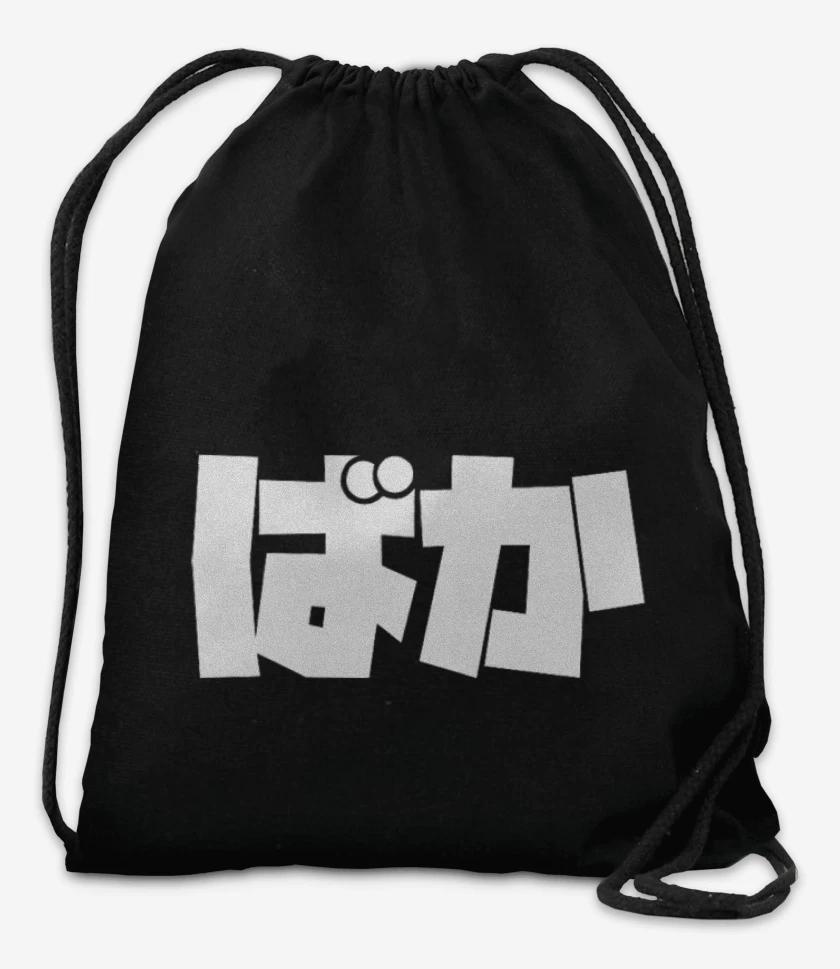 Mochila Negro de baka senpai