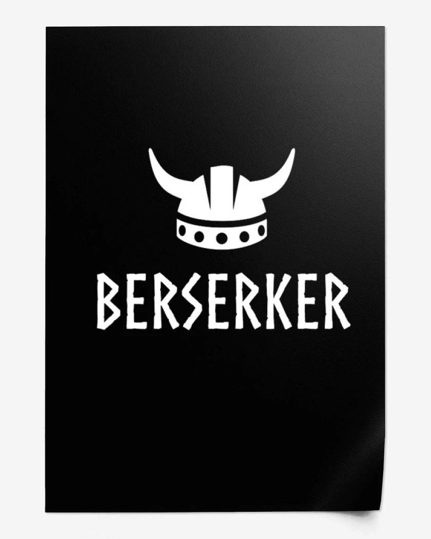 Print Negro de berserker 2