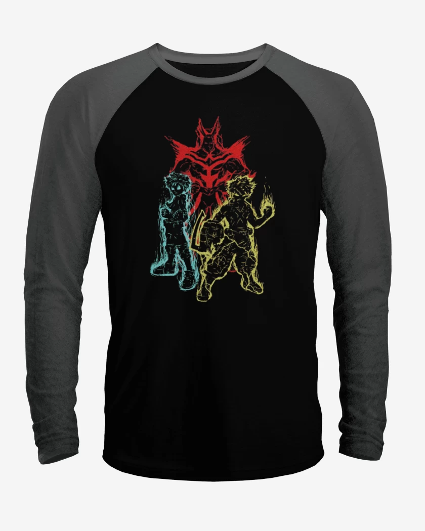 Polera Raglan boku no hero 4