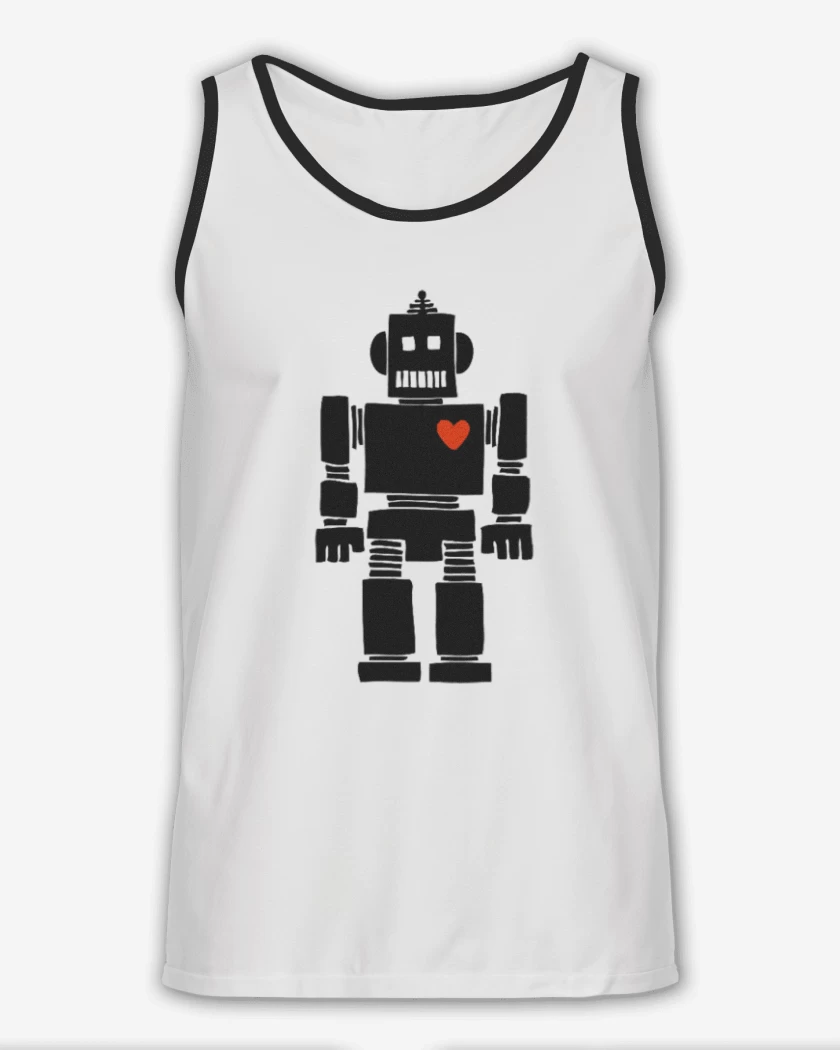 Sudadera corazon de robot