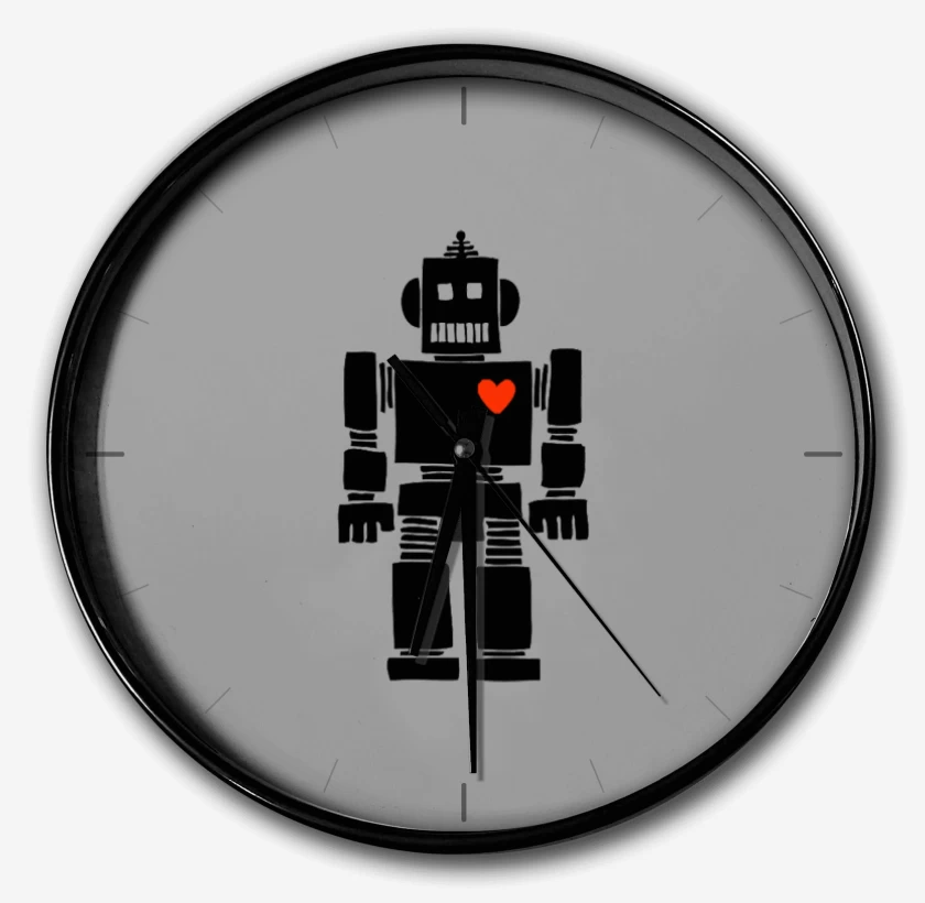 Reloj corazon de robot