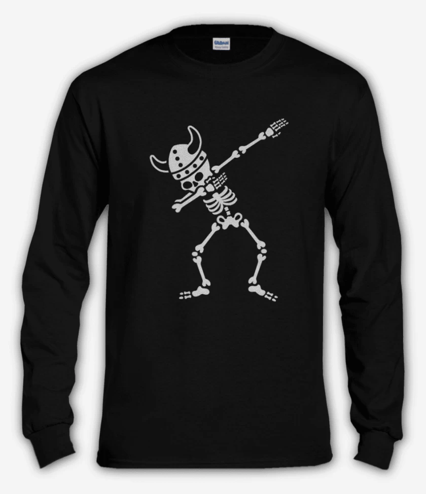Polera manga larga Negro de Dab vikingo