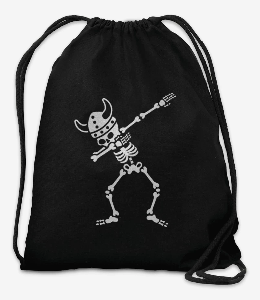 Mochila Negro de Dab vikingo