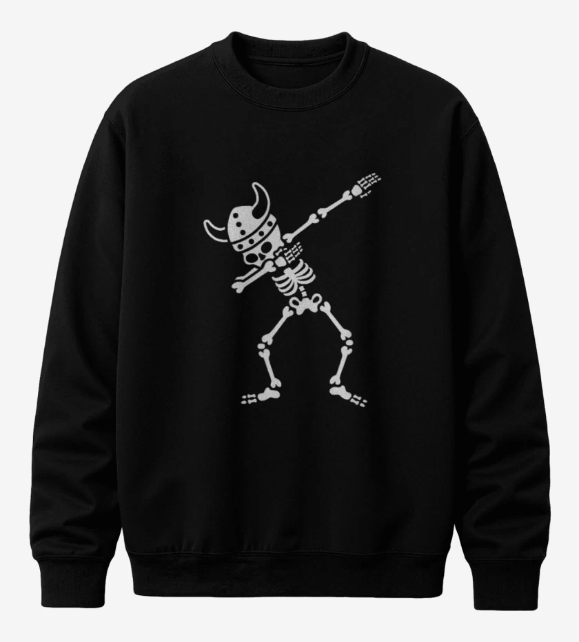 Poleron polo Negro de Dab vikingo