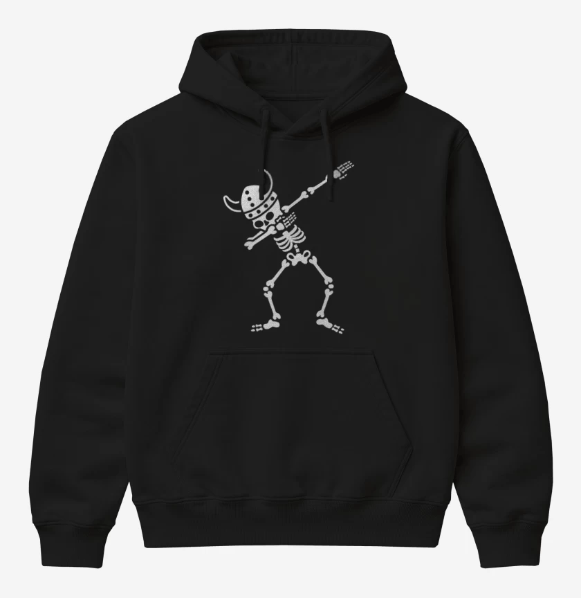 Poleron Canguro básico Negro de Dab vikingo