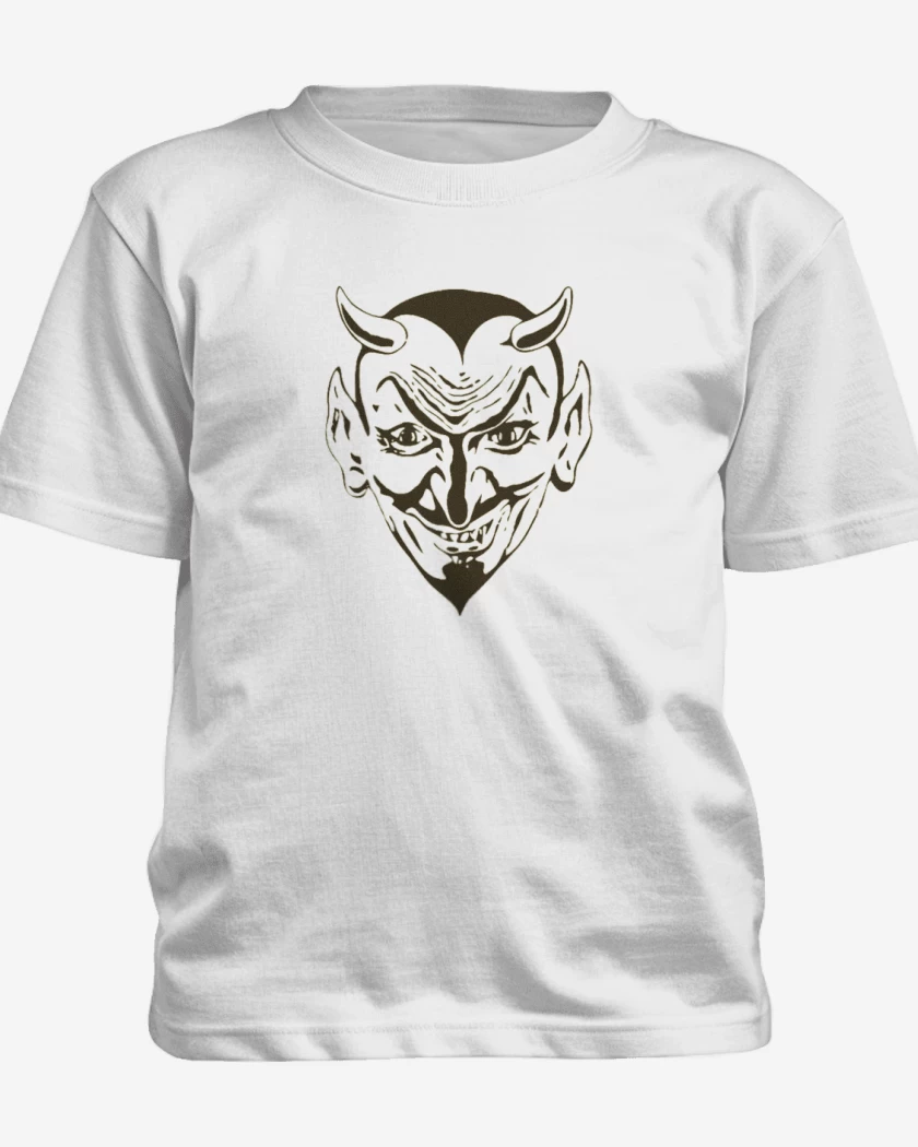 Polera de niño Blanco de devil