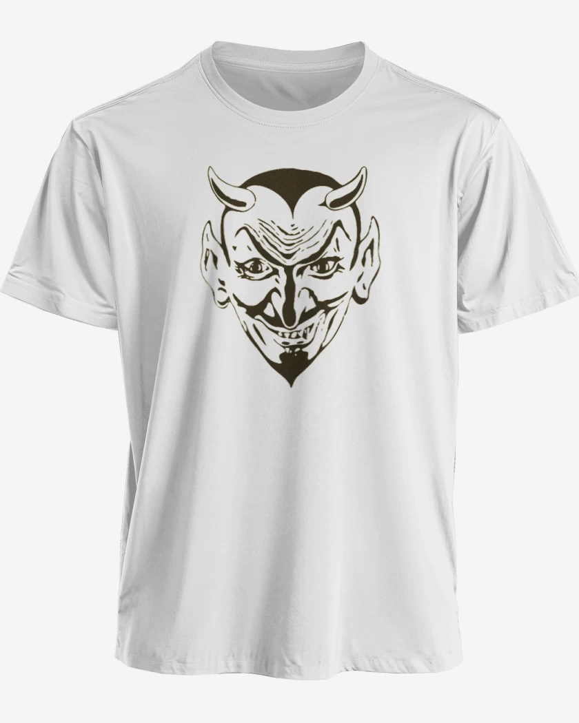 Polera premium Blanco de devil