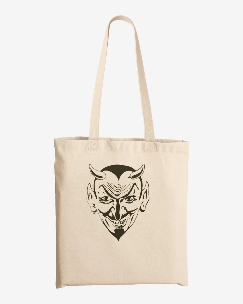 Totebag Blanco de devil