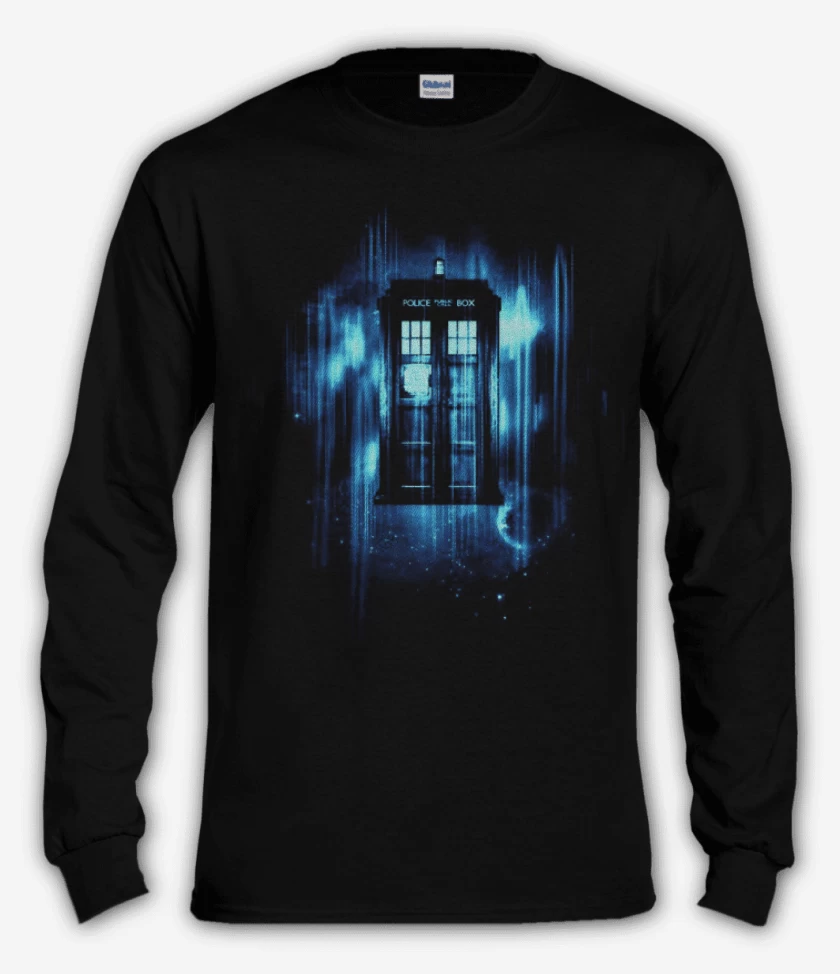 Polera manga larga Negro de Doctor W