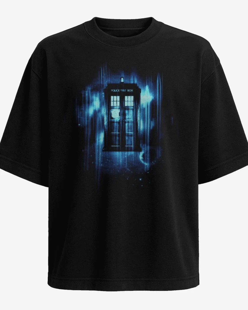 Polera Oversize Negro de Doctor W