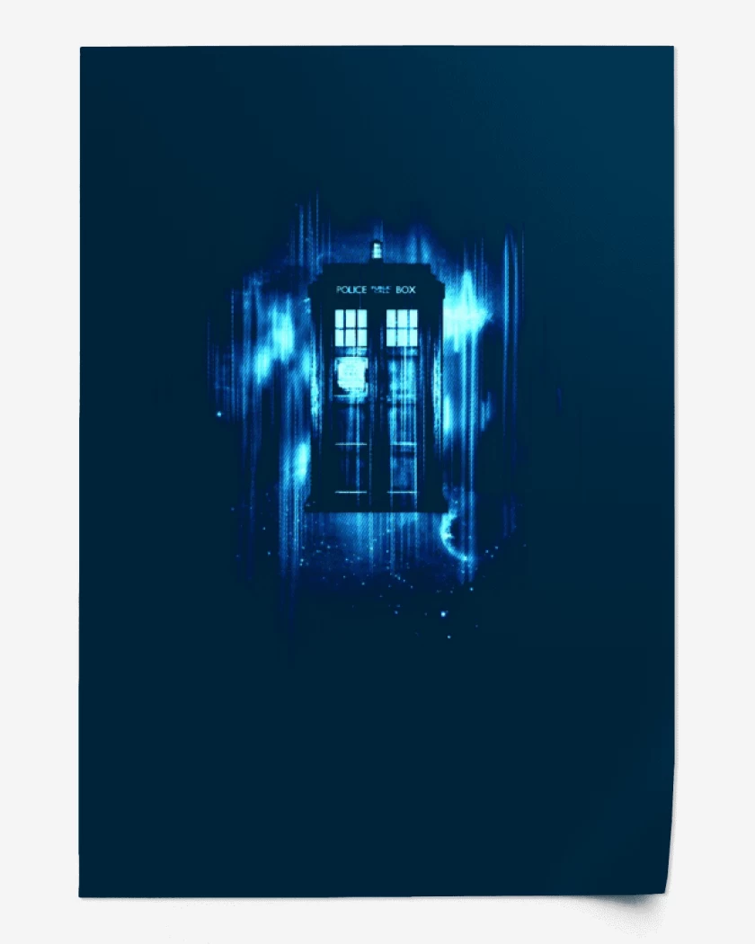 Print Azul Marino de Doctor W