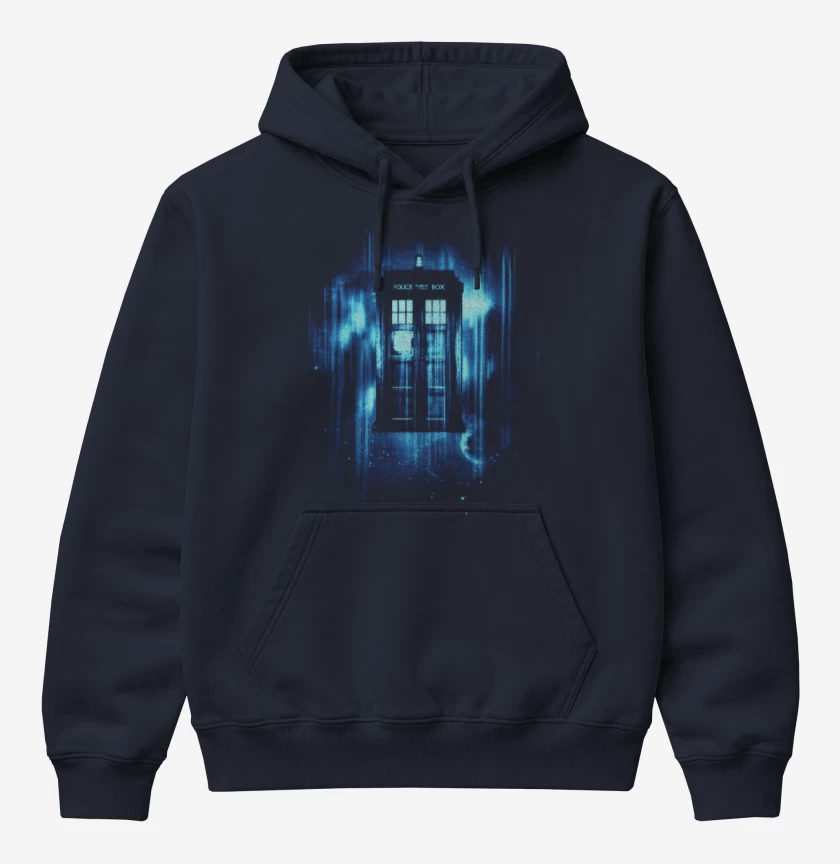 Poleron Canguro básico Azul Marino de Doctor W