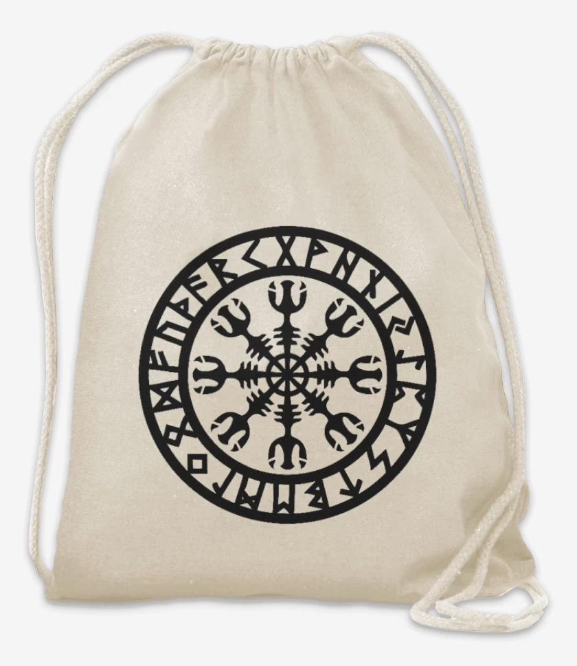 Mochila Blanco de Escudo vikingo