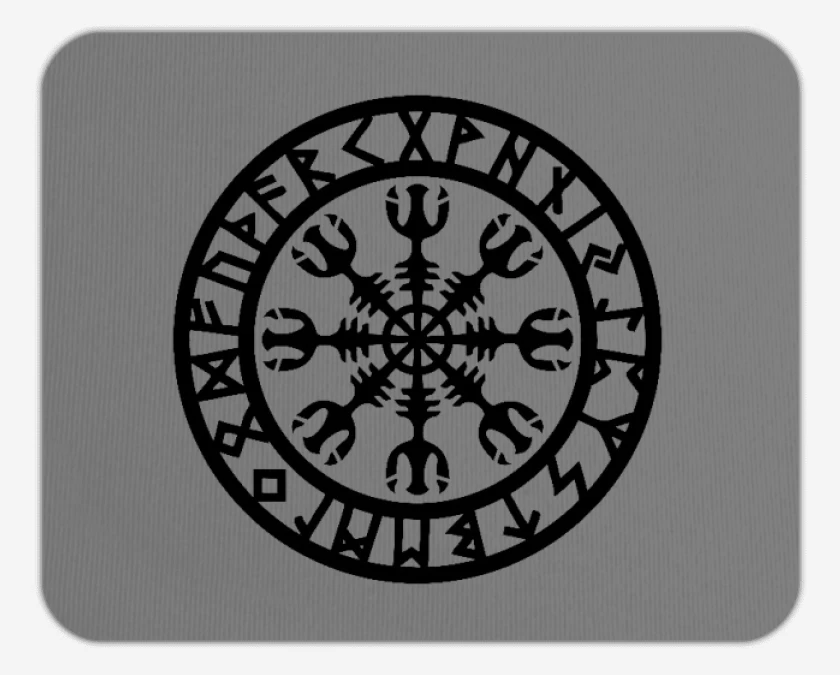 Mousepad Escudo vikingo