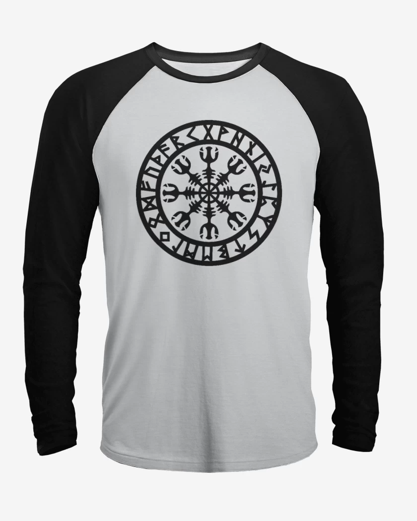 Polera Raglan Escudo vikingo