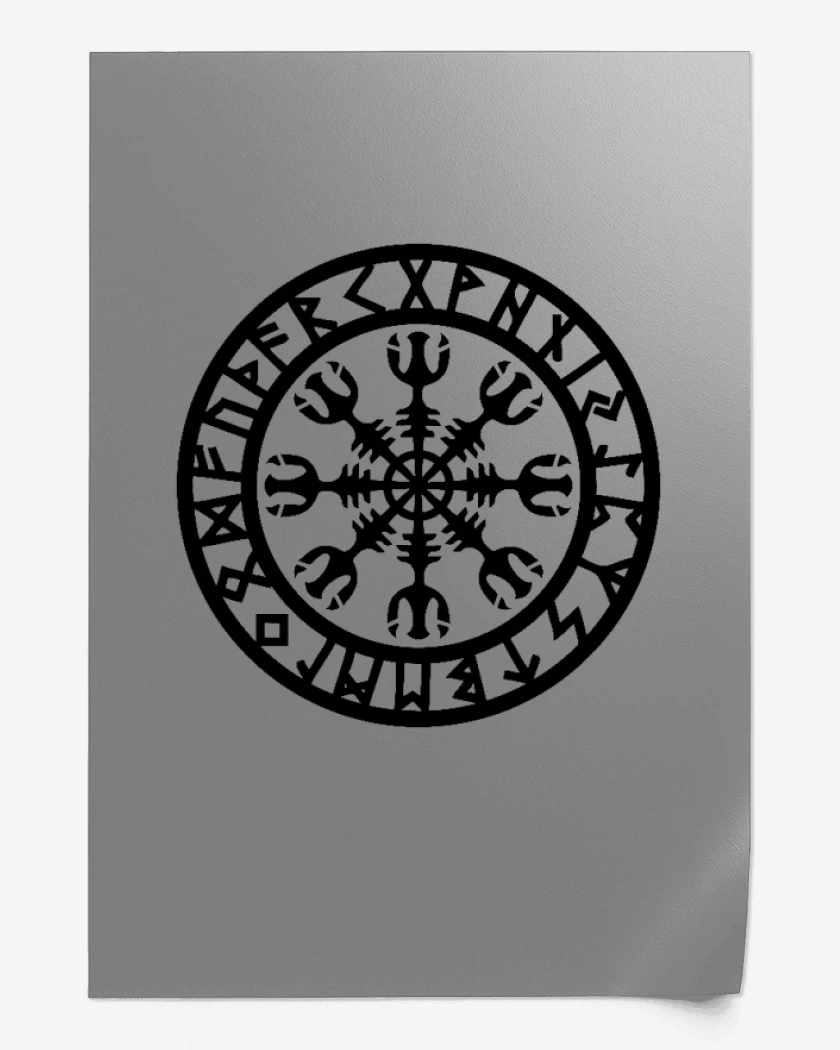 Print Escudo vikingo