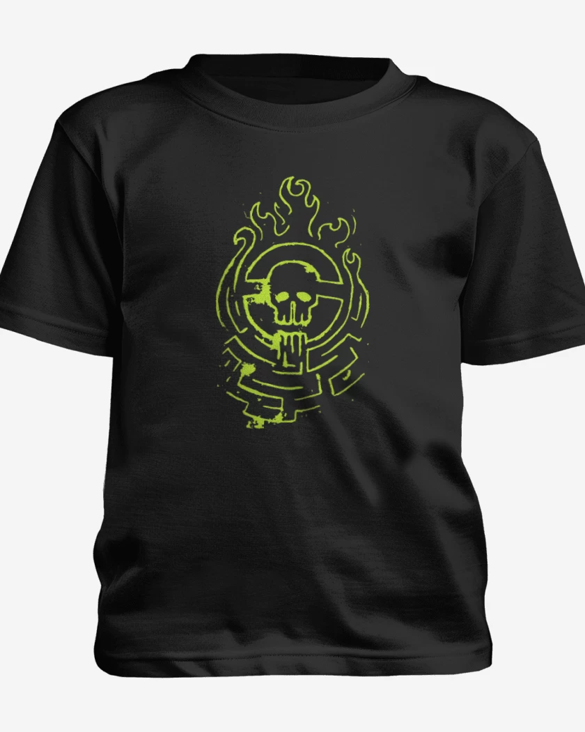 Polera de niño Negro de Furia en el camino