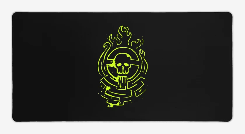 Mouse pad Gamer Negro de Furia en el camino