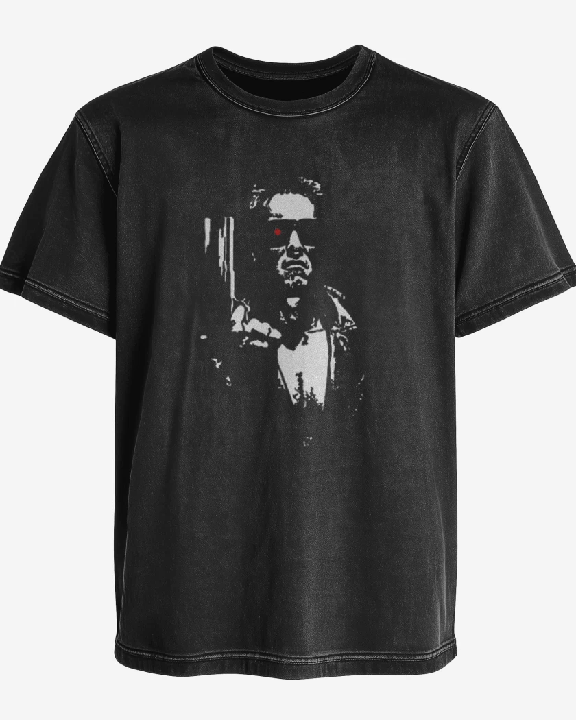 Polera desgastada Hasta la vista baby