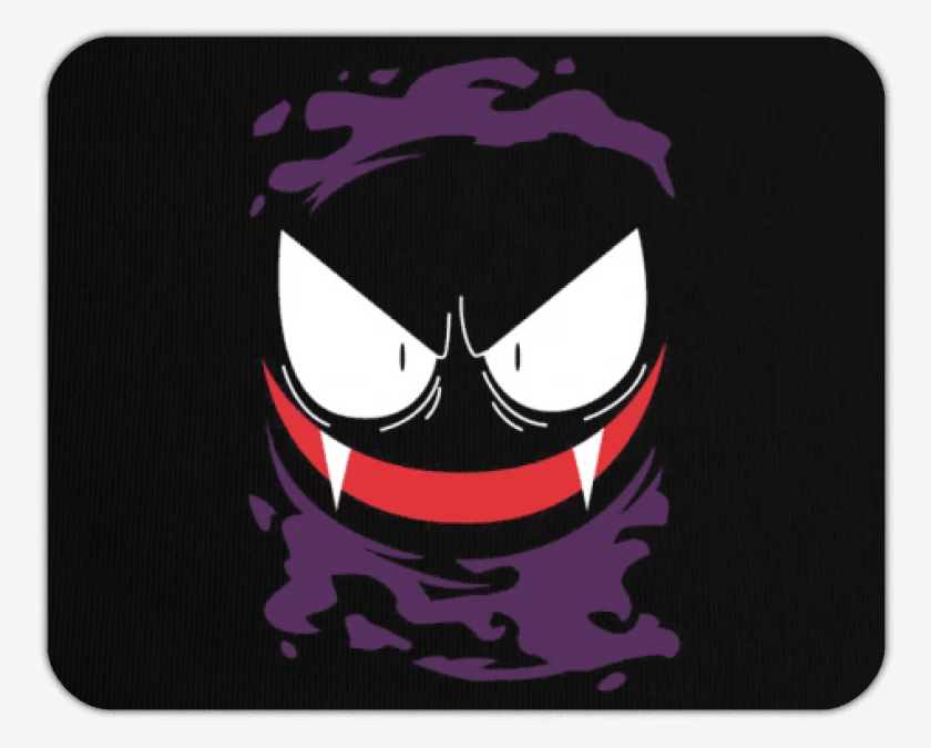 Mousepad Negro de Gassstly