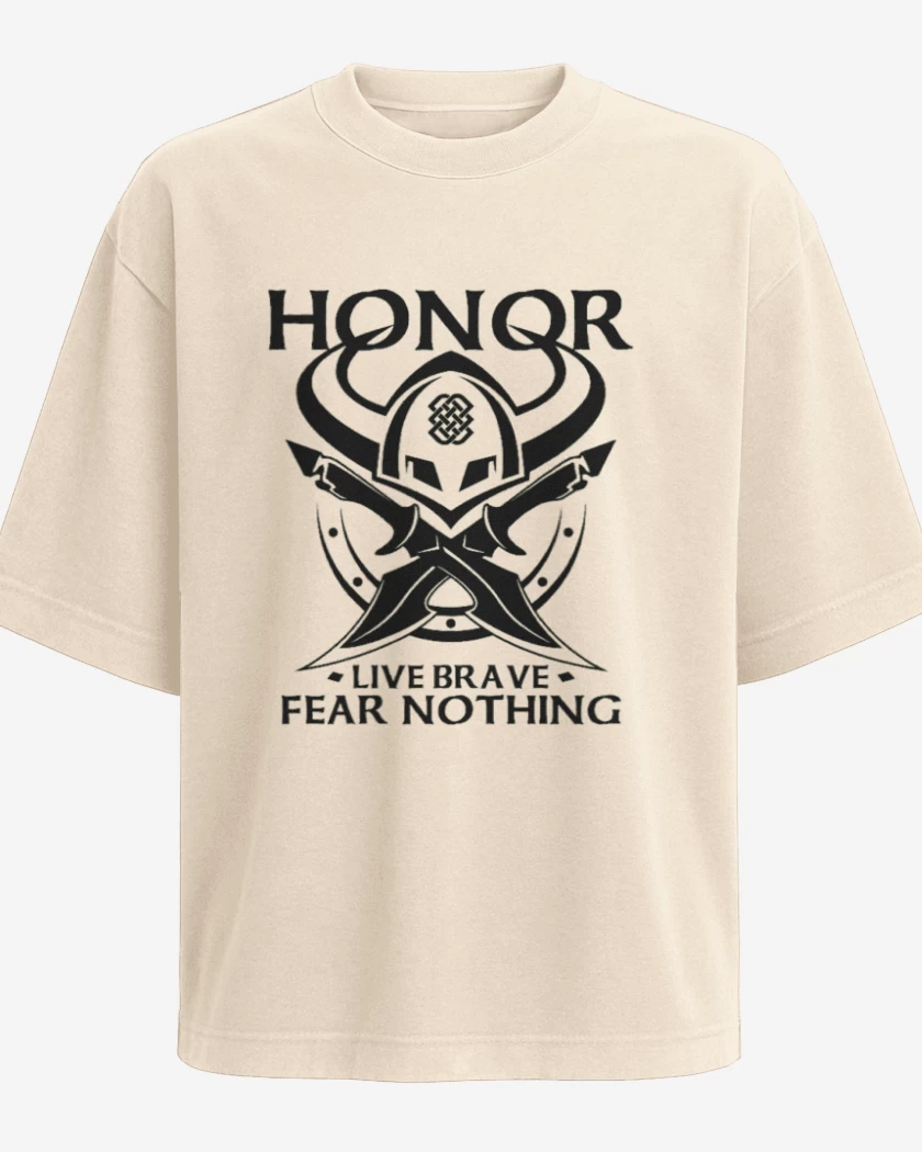 Polera Oversize Honor vikingo