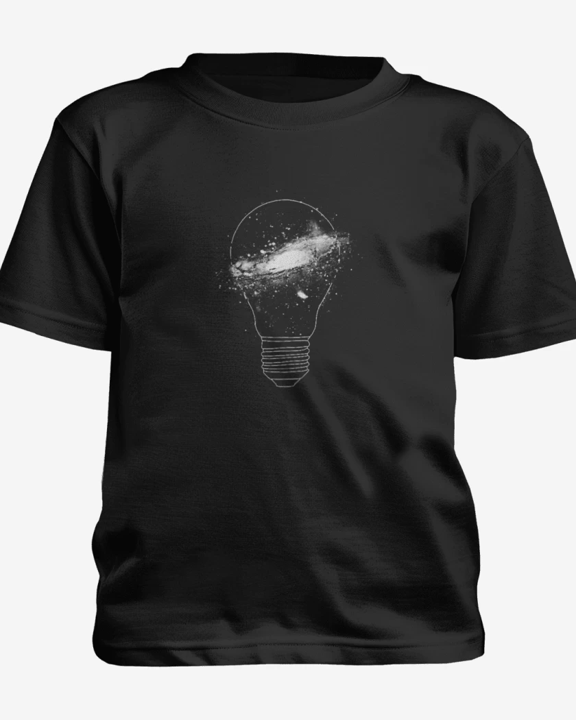 Polera de niño Negro de Idea espacial
