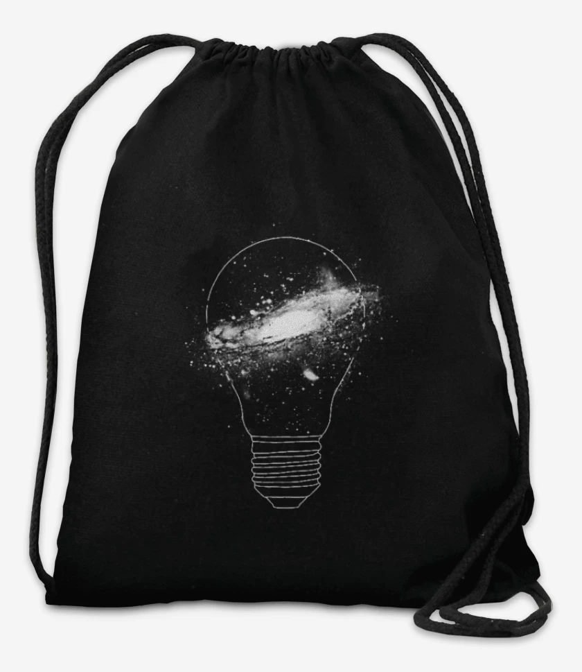 Mochila Negro de Idea espacial
