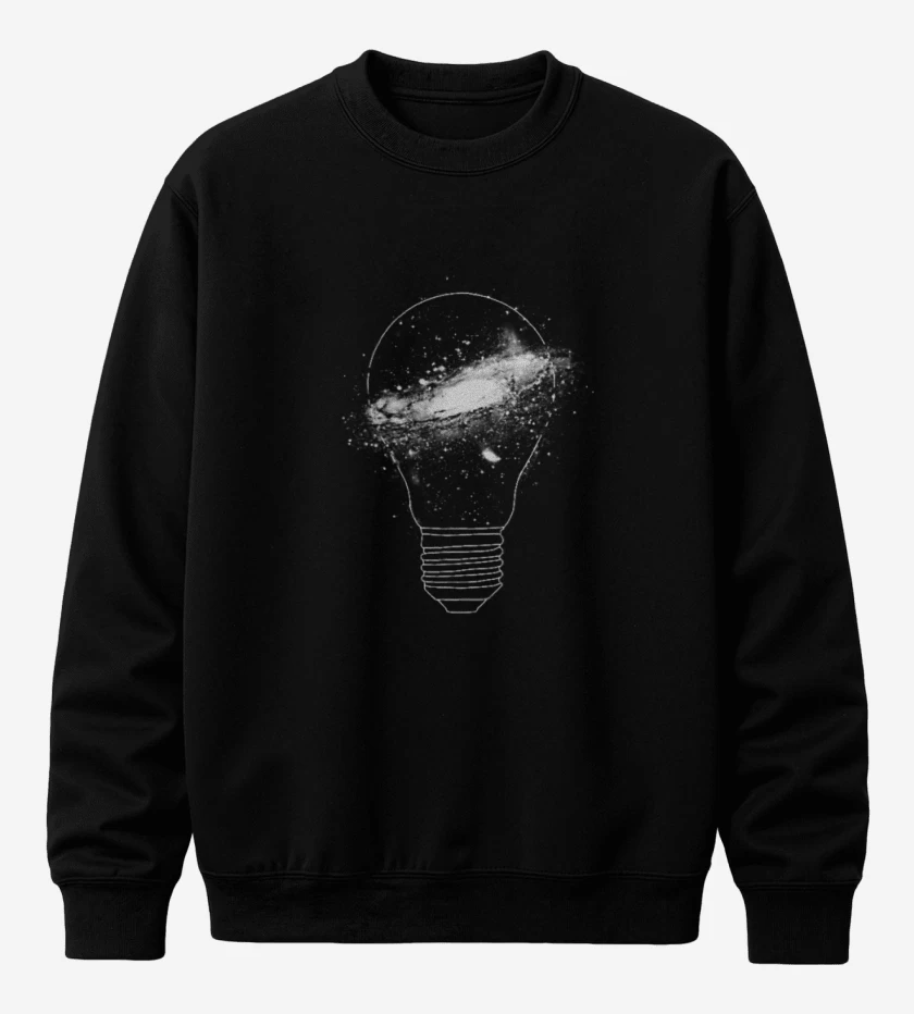 Poleron polo Negro de Idea espacial