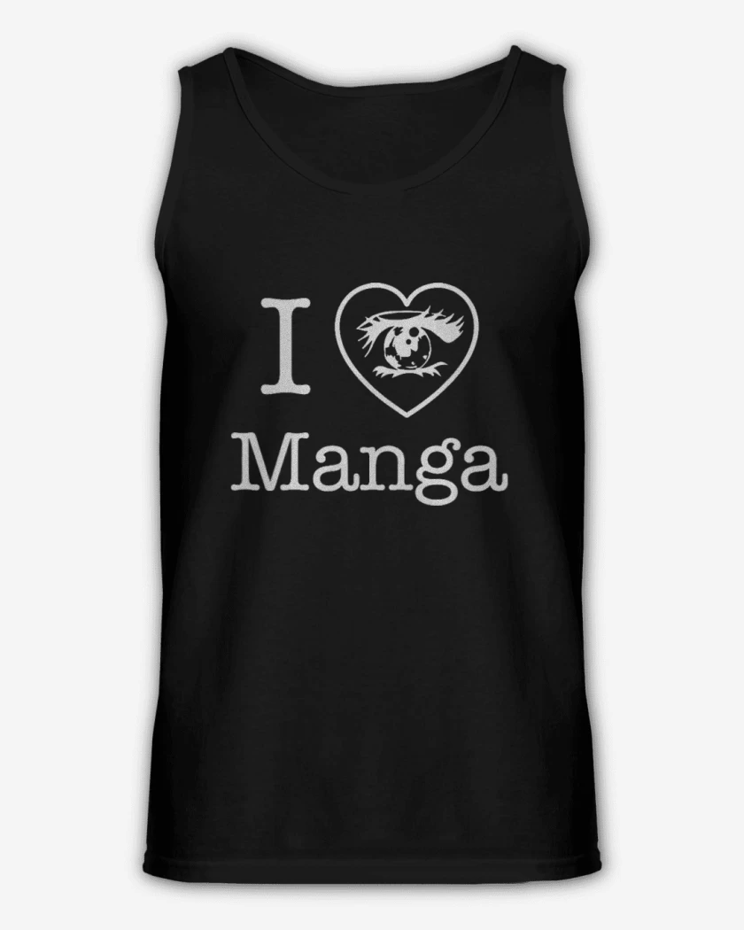 Sudadera Negro de Love manga