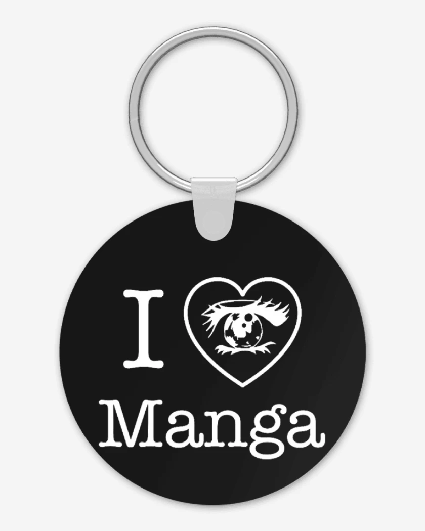 Llavero Negro de Love manga