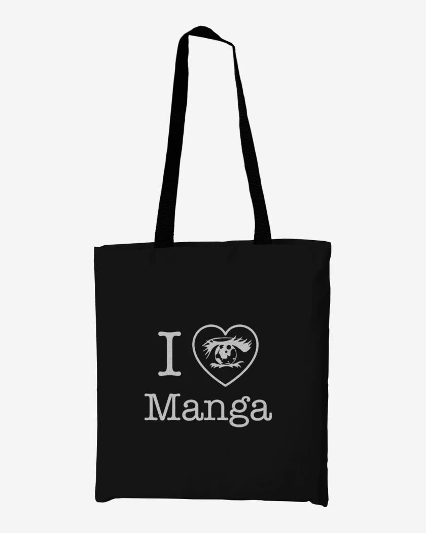 Totebag Negro de Love manga