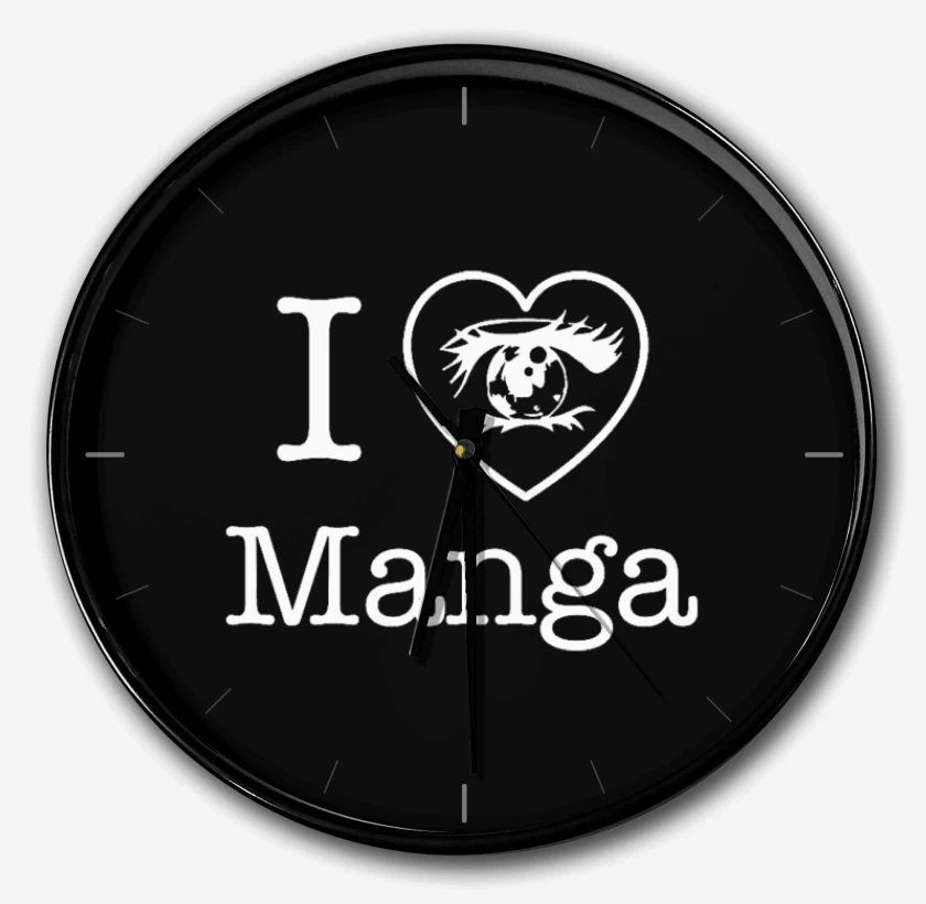 Reloj Negro de Love manga