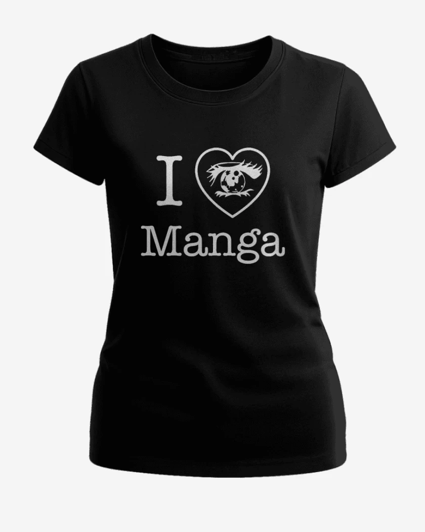 Polera de Mujer Negro de Love manga