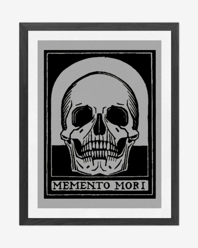 Cuadro decorativo Gris Melange de Memento mori 