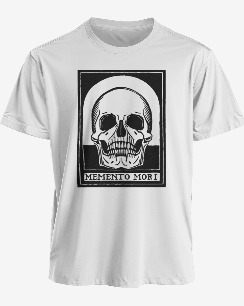 Polera premium Blanco de Memento mori 