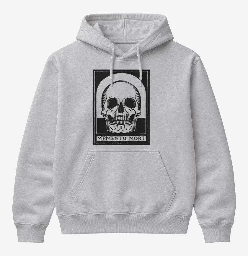 Poleron Canguro básico Gris Melange de Memento mori 