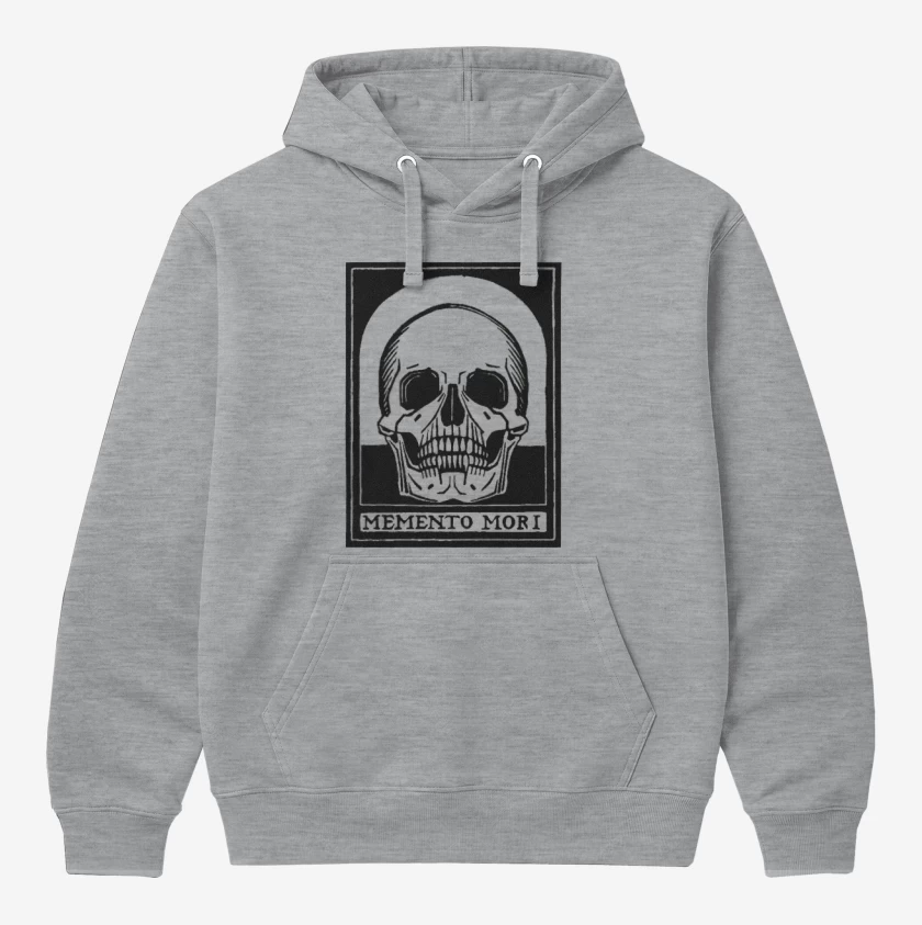 Polerón Canguro Gris Melange de Memento mori 