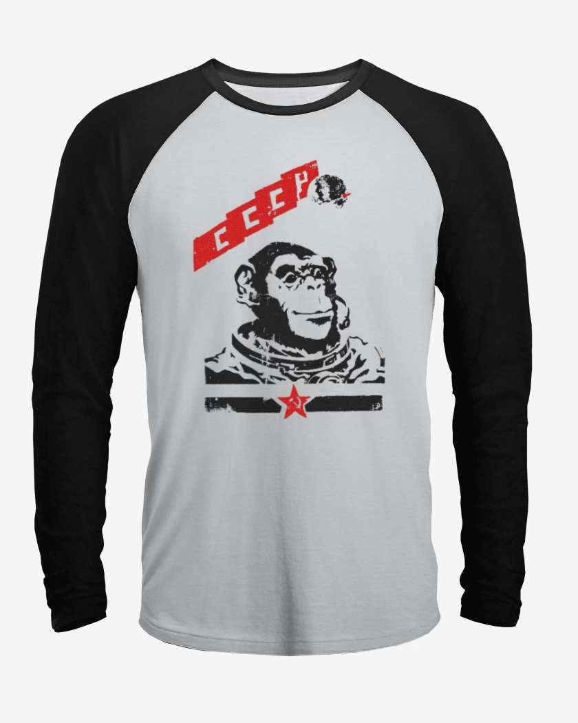 Polera Raglan Mono espacial