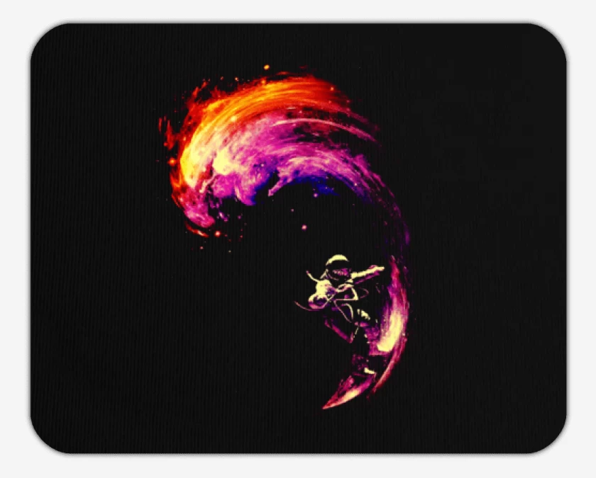 Mousepad space surf